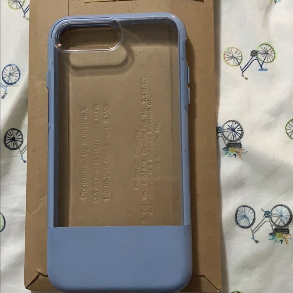 Otter box clear and blue